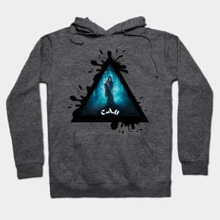 creepy grim reaper C.A.U (creepy and unexplained) Hoodie